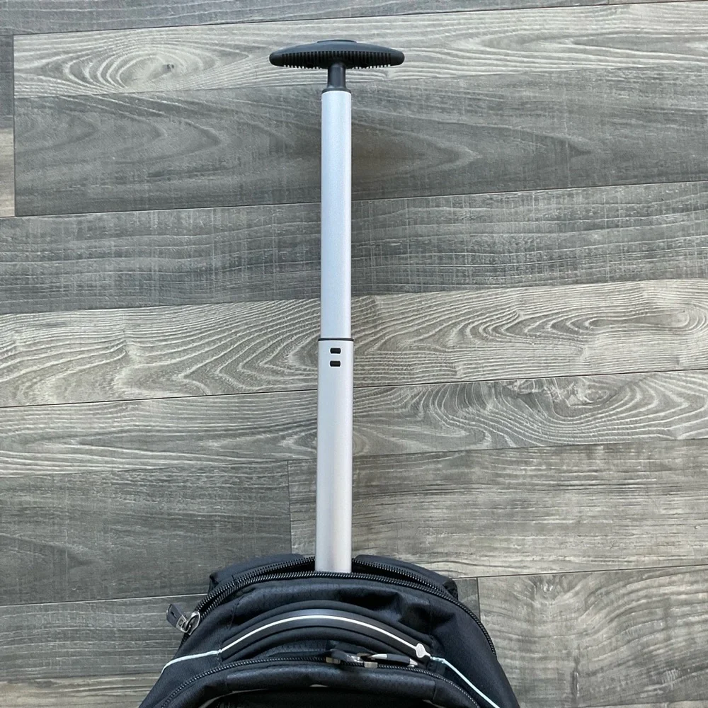 Samsonite Tectonic Rolling Backpack Carrying Laptop Bag Wheeled Black 21x14x11